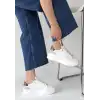 JETAN BEYAZ RUGAN BAĞCIKLI SPOR AYAKKABI