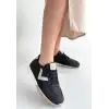 JOWEN SİYAH CİLT BEJ DETAYLI BAĞCIKLI SPOR AYAKKABI