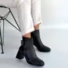 KANDA SİYAH CİLT TOPUKLU BOT