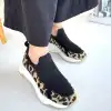 KENDY LEOPAR SÜET SPOR AYAKKABI