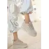 LULU BEJ CİLT BAĞCIKLI SPOR AYAKKABI