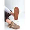MARJE VİZON CİLT BAĞCIKLI SPOR AYAKKABI