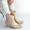 MATİN BEJ CİLT TOPUKLU BOT