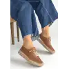 MERJA TABA DERİ BAĞCIKLI SPOR AYAKKABI