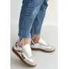 MİER BEYAZ CİLT BAĞCIKLI SPOR AYAKKABI