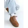 Muden Taba Süet Bağcıklı Bot