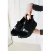 NİKEO SİYAH PARAŞÜT SİYAH TABANLI SPOR AYAKKABI