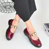OKİRA BORDO RUGAN OXFORD AYAKKABI
