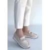 Otra Bej Cilt Babet Ayakkabı