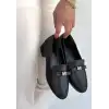 Owes Mat Siyah Cilt Topuklu Ayakkabı