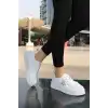 PİATA BEYAZ CİLT BAĞCIKLI SPOR AYAKKABI
