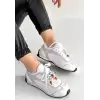 RİAF BEYAZ CİLT BAĞCIKLI SPOR AYAKKABI