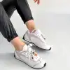 RİAF BEYAZ CİLT BAĞCIKLI SPOR AYAKKABI