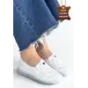 Rinna Beyaz Deri Spor Ayakkabı