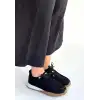 SİER SİYAH SÜET BAĞCIKLI SPOR AYAKKABI