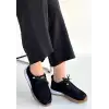 SİER SİYAH SÜET BAĞCIKLI SPOR AYAKKABI