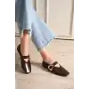 Signa Kahverengi Cilt Babet Ayakkabı