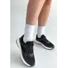 SLAR SİYAH CİLT BAĞCIKLI SPOR AYAKKABI