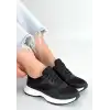SLAR SİYAH CİLT SİMLİ BAĞCIKLI SPOR AYAKKABI
