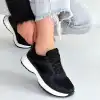 SLAR SİYAH CİLT SİMLİ BAĞCIKLI SPOR AYAKKABI