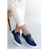 WARTE LACİVERT SÜET BAĞCIKLI SPOR AYAKKABI