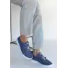 WARTE MAVİ SÜET BAĞCIKLI SPOR AYAKKABI