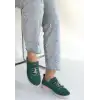 WARTE YEŞİL SÜET BAĞCIKLI SPOR AYAKKABI