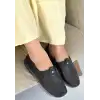 Wens Siyah Deri Spor Ayakkabı