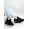 WEOR SİYAH TRİKO BAĞCIKLI SPOR AYAKKABI