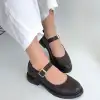 YOKOX KAHVERENGİ CİLT OXFORD AYAKKABI