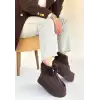 Zinya Kahverengi Süet Bot