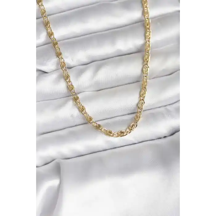 14K Gold Renk Kaplama Zincir Model CM Kadın Kolye