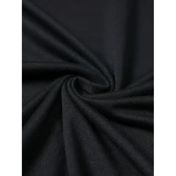 20/1 Penye Compack Baskılı Oversize Bisiklet Yaka Kısa Kol T-shirt - Siyah