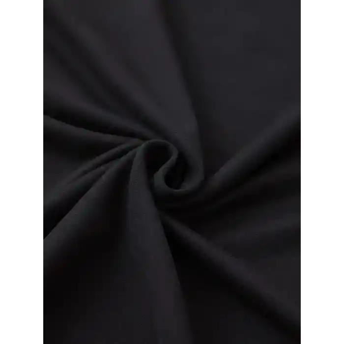 20/1 Penye Compack Baskılı Oversize Bisiklet Yaka m Kısa Kol Yazlık T-shirt - Siyah