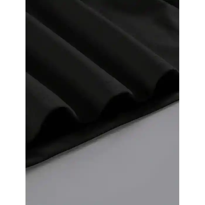 20/1 Penye Compack Baskılı Oversize Kahve Desenli Kadın Kısa Kol Yazlık T-shirt - Siyah