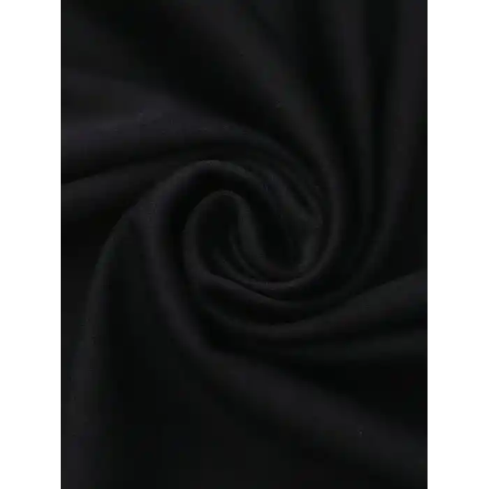 20/1 Penye Compack Baskılı Oversize Kahve Desenli Kadın Kısa Kol Yazlık T-shirt - Siyah