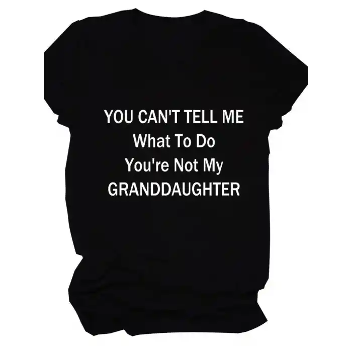 20/1 Penye Compack Baskılı Oversize Kısa Kol Bisiklet Yaka T-shirt - Siyah