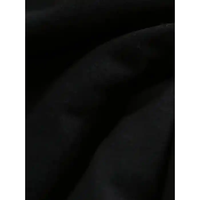 20/1 Penye Compack Baskılı Oversize Kısa Kol Bisiklet Yaka T-shirt - Siyah