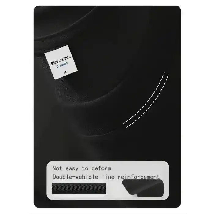 20/1 Penye Compack Day One Baskılı Oversize Bisiklet Yaka T-shirt - Siyah