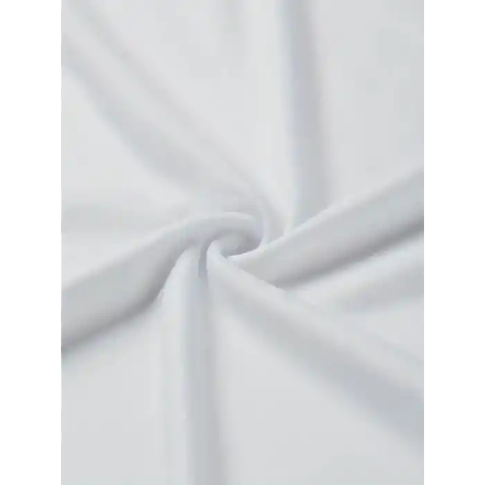 20/1 Penye Compack I TRIED TO WARN YOU. Baskılı Oversize Bisiklet Yaka T-shirt - Beyaz