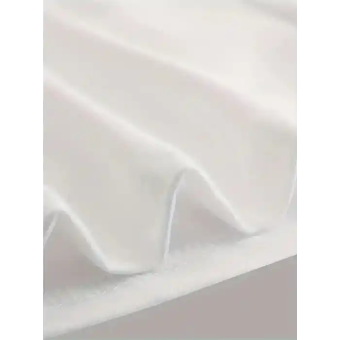 20/1 Penye Compack Ön Arka Ejder Baskılı Oversize Bisiklet Yaka T-shirt - Beyaz