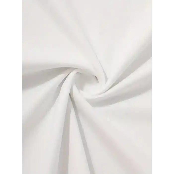 20/1 Penye Compack Sarj %1 Baskılı Oversize Bisiklet Yaka Kısa Kol Yazlık T-shirt - Beyaz