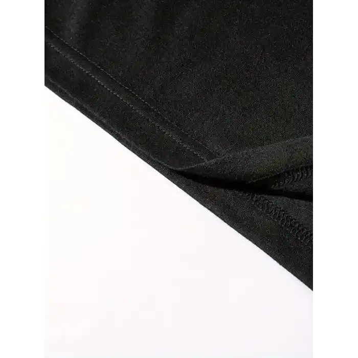 20/1 Penye Compack Vikings Valhalla Baskılı Oversize Bisiklet Yaka T-shirt - Siyah