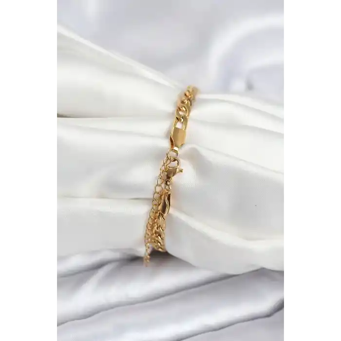 316L Çelik Gold Renk Yazı Yazmaya Uygun Kadın Bileklik