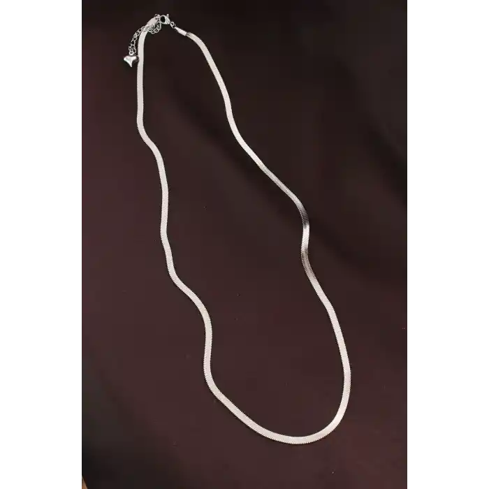 316L Çelik Gümüş Renk 60 cm İtalyan Zincir Kolye