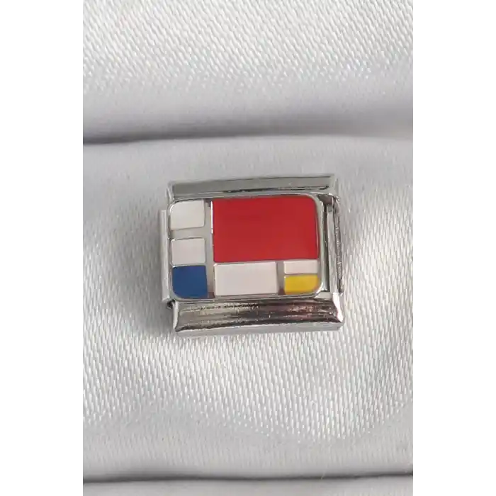 316L Çelik Gümüş Renk Karışık Renk Portre Model Nomination Charm