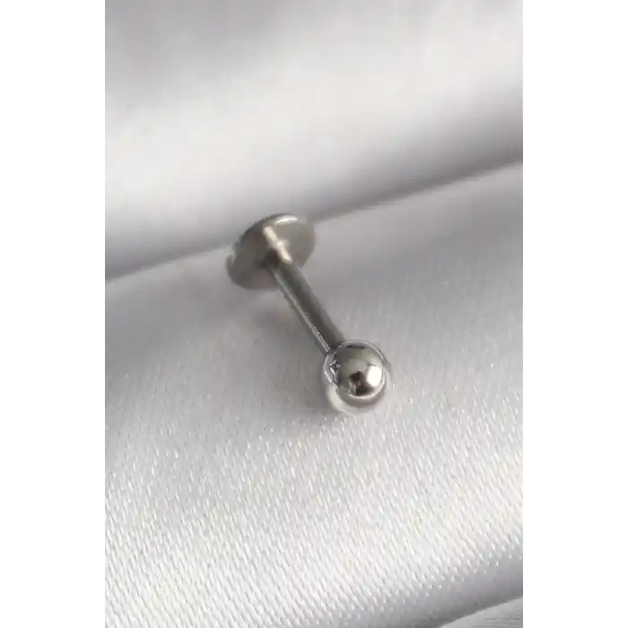 316L Çelik Gümüş Renk Topçuk Piercing