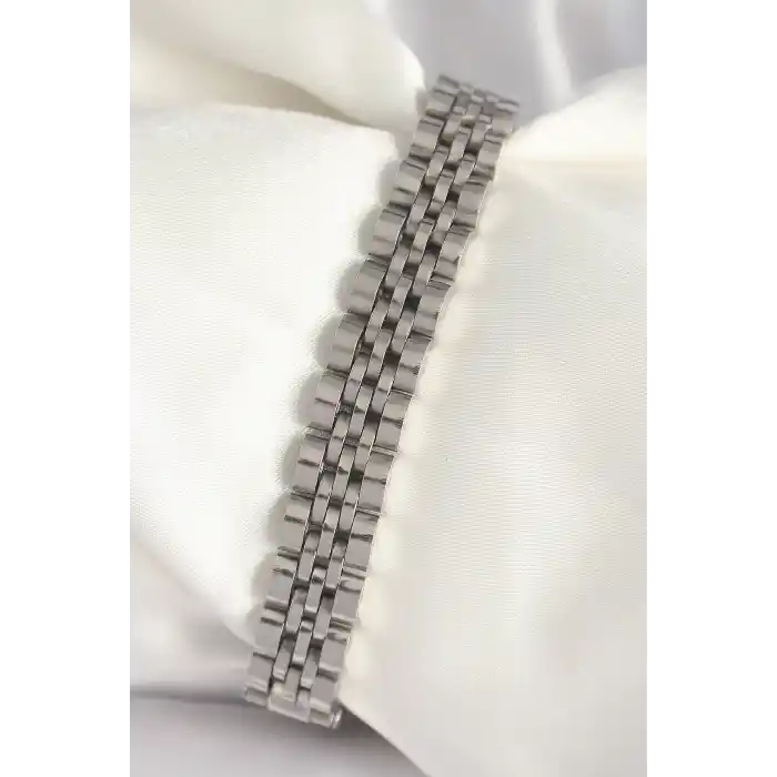 316L Çelik Gümüş Renk Zincir Model Erkek Bileklik
