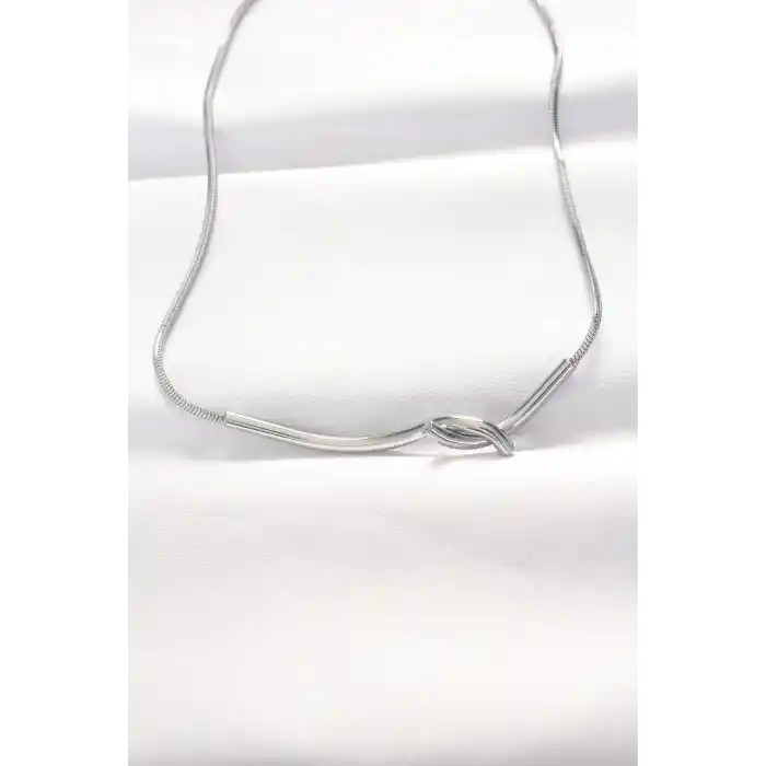 316L Çelik Silver Renk Kolye