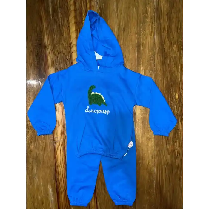 6-24 aylık araba baskılı takım gri